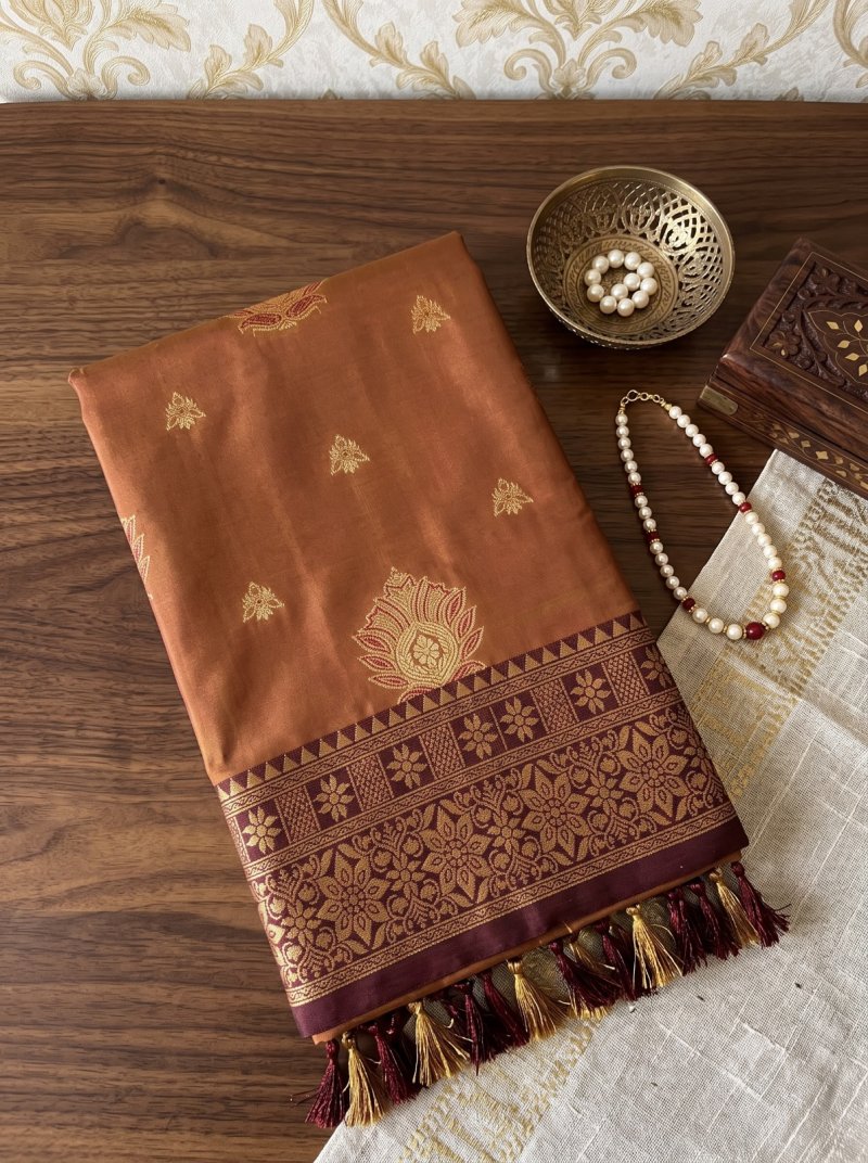 Devanshi By Ast Silk Fabric Elegant Border Saree